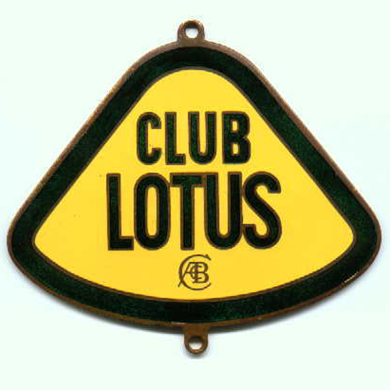 Club Lotus car badge